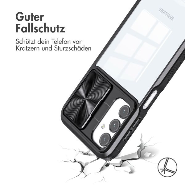 imoshion Back Cover mit Kameraschieber für das Samsung Galaxy A25 (5G) - Schwarz