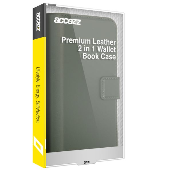 Accezz Premium Leather 2 in 1 Wallet Bookcase Samsung Galaxy A54 (5G) - Grün