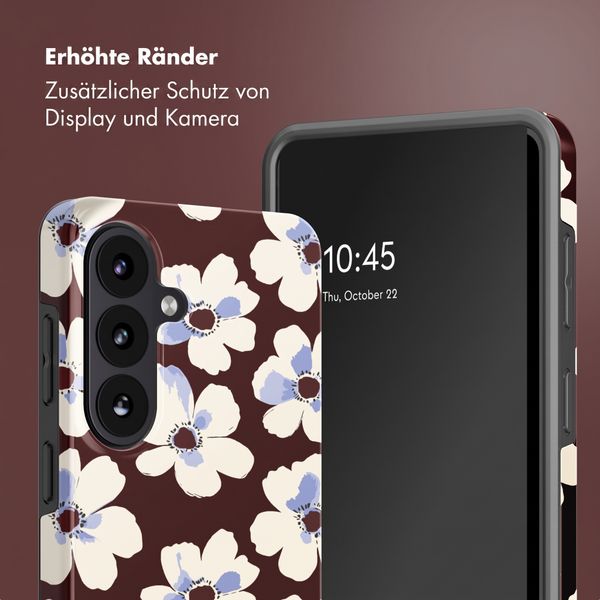 Selencia Vivid Rückabdeckung mit MagSafe Samsung Galaxy S26 FE - Choco Flower Pop