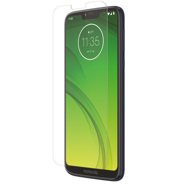 Selencia Displayschutz aus gehärtetem Glas für Motorola Moto G7 Power