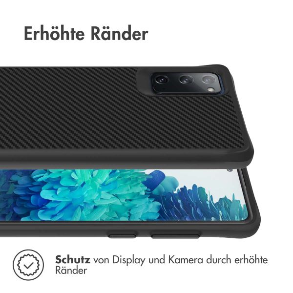 imoshion Rugged Hybrid Carbon Case Samsung Galaxy S20 - Schwarz