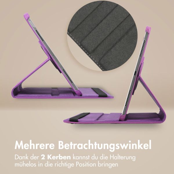 imoshion 360° drehbare Klapphülle Lenovo Tab P12 - Violett