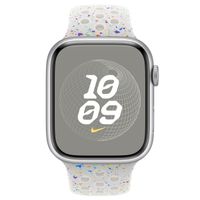 Apple Nike Sport Armband für das  Apple Watch Series 1 t/m 11 / SE / Ultra (44/45/46/49 mm) - Größe M/L - Pure Platinum
