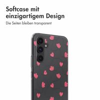 imoshion  Design Hülle für das Samsung Galaxy A54 - Dusty Rose Connected Hearts