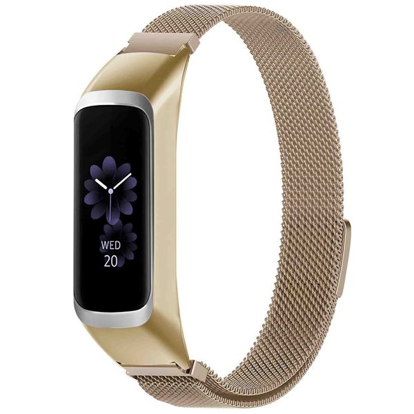 imoshion Mailändische Magnetarmband für das Samsung Galaxy Fit 2 - Champagner Gold