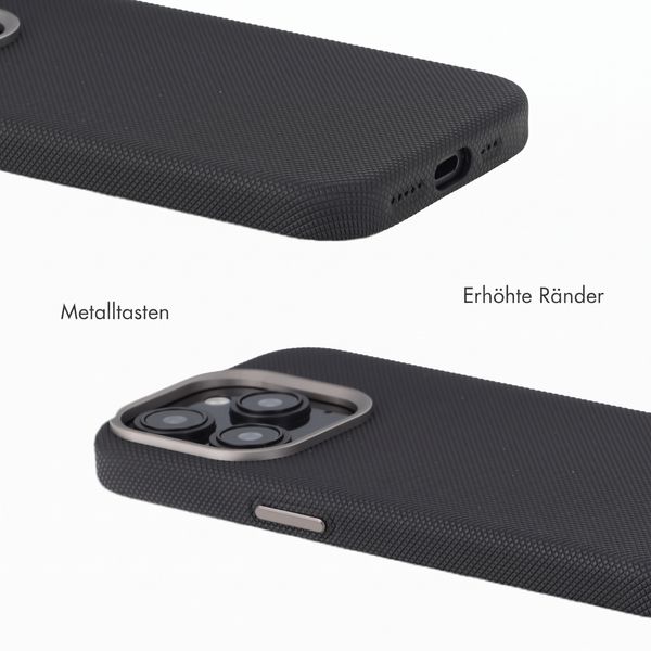 Accezz Mesh Backcover mit MagSafe Apple iPhone 16 Pro - Schwarz