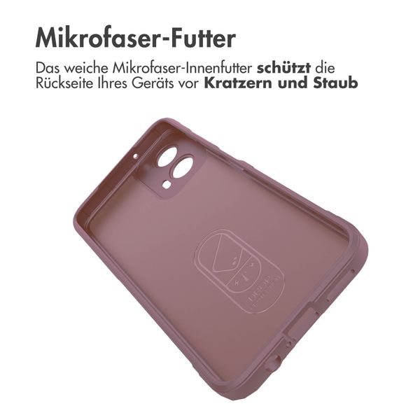 imoshion EasyGrip Back Cover für das Motorola Moto G34 - Violett