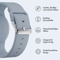 imoshion AirTag Kinderarmband - Halter für Apple AirTag - One Size - Grayish Blue
