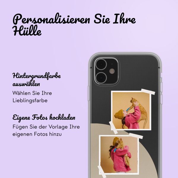 Personalisierte Hülle mit Filmrolle N°2 iPhone SE (2022 / 2020) / 8 / 7 - Transparent