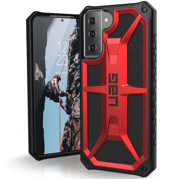 UAG Monarch Case für das Samsung Galaxy S21 - Crimson Red