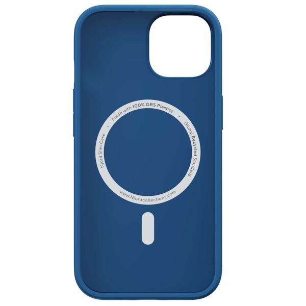 Njorð Collections Slim Case MagSafe für das iPhone 15 - Blue