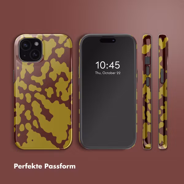 Selencia Vivid Rückabdeckung mit MagSafe Apple iPhone 15 - Moo'd Olive Dust