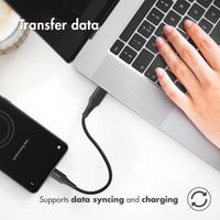 Accezz USB-C- auf USB-Kabel - 0,2 m - Schwarz - Google Pixel 9a