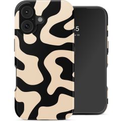 Selencia Vivid Back Cover Apple iPhone 17 - Art Wave Black