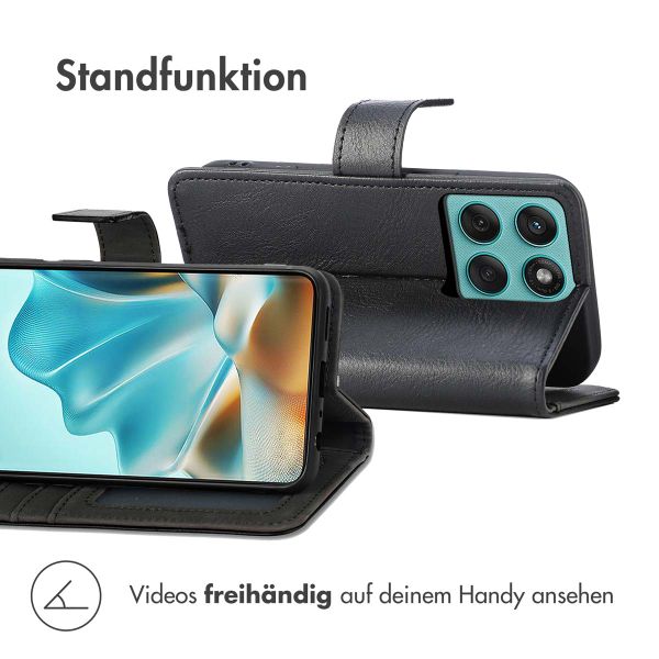 imoshion Luxuriöse Klapphülle Motorola Edge 60 Pro - Schwarz