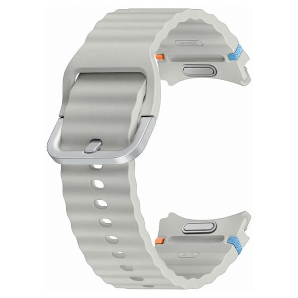 Samsung Originales Watch7 Sport Armband für die Samsung Galaxy Watch 4 / 5 / 6 / 7 (20 mm) - M/L - Silber