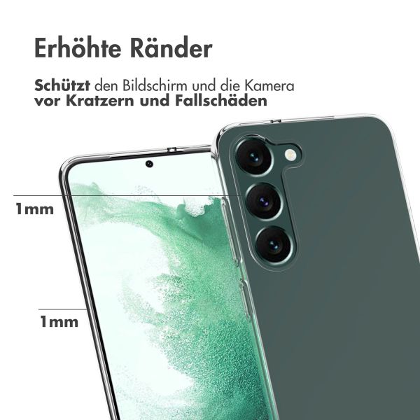 Accezz Clear TPU Backcover Samsung Galaxy S23 Plus - Transparent