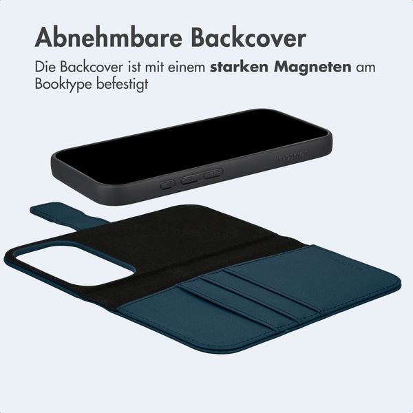 imoshion Herausnehmbare 2-in-1 Luxus-Bookcase Apple iPhone 17 Pro - Blau