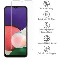 Selencia Displayschutz aus gehärtetem Glas Samsung Galaxy A22 (5G)