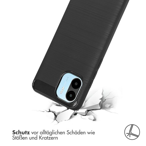 imoshion Brushed Back Cover für das Xiaomi Redmi A1 / A2 - Schwarz