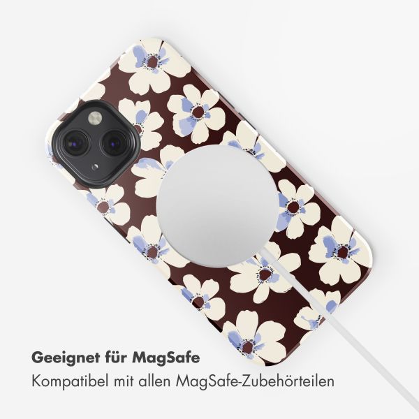 Selencia Vivid Rückabdeckung mit MagSafe Apple iPhone 13 - Choco Flower Pop