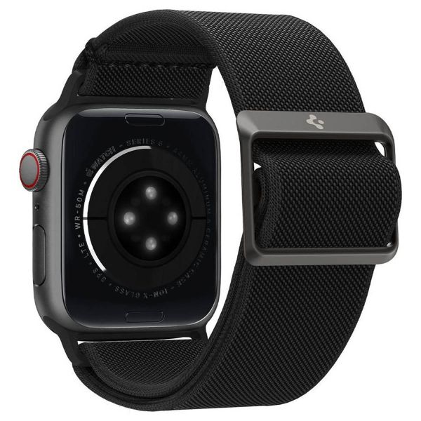 Spigen Lite Fit Armband für das  Apple Watch Series 1 t/m 11 / SE / Ultra (44/45/46/49 mm) - Schwarz
