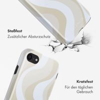 Selencia Vivid Back Cover Apple iPhone SE (2022 / 2020) / 8 / 7 - Desert Waves Beige