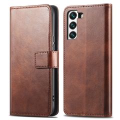 imoshion Luxuriöse Klapphülle Samsung Galaxy S21 FE - Dunkelbraun