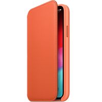 Apple Leather Folio Klapphülle Sunset für das Apple iPhone X / Xs