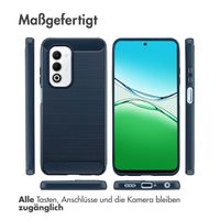 imoshion Brushed Back Cover Oppo A5 5G (2025) - Dunkelblau