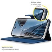 Accezz Wallet TPU Klapphülle für das Apple iPhone 14 Pro Max - Dunkelblau