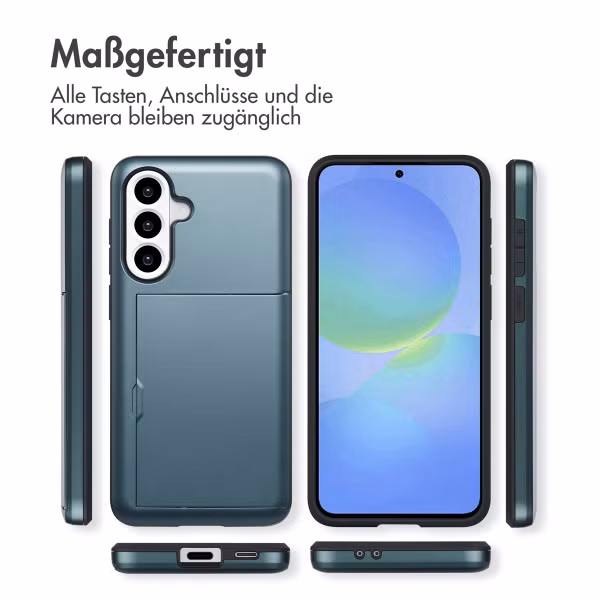 imoshion Backcover mit Kartenfach Samsung Galaxy A36 / A56 - Dunkelblau