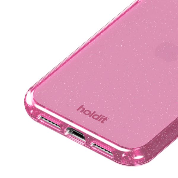Holdit Glitzer Case Apple iPhone 11 / Xr - Rosa