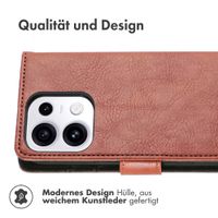 imoshion Luxuriöse Klapphülle Oppo Reno 16 / 16 Pro - Dunkelbraun
