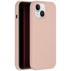 Accezz Liquid Silikoncase mit MagSafe für das iPhone 15 - Rosa