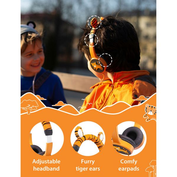 Planet Buddies ﻿Kopfhörer für Kinder - Tiger