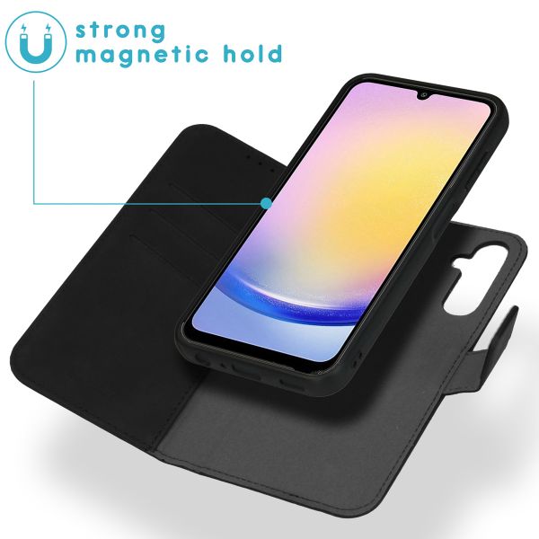 imoshion Entfernbare 2-1 Luxus Klapphülle Samsung Galaxy A25 (5G) - Schwarz