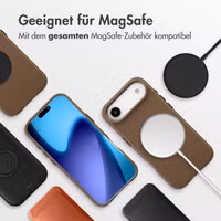 Accezz MagSafe Leather Backcover Apple iPhone Air - Kaffeebraun