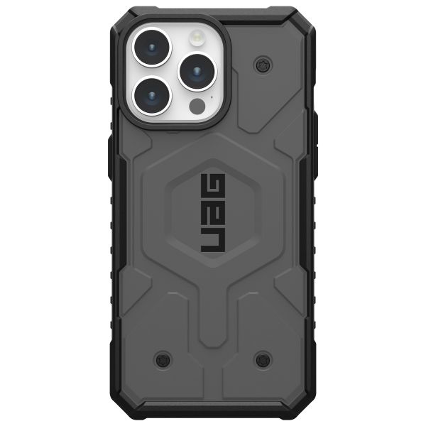 UAG Pathfinder Case MagSafe für das iPhone 15 Pro Max - Silber