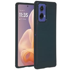 imoshion Brushed Back Cover Motorola Moto G85 - Dunkelblau