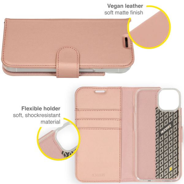 Accezz Wallet TPU Klapphülle Apple iPhone 14 Plus - Rosé gold