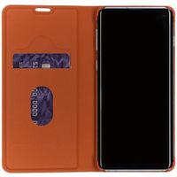 Hama Guard Klapphülle Case Braun für das Samsung Galaxy S10