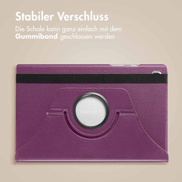 imoshion 360° drehbare Klapphülle Galaxy Tab S6 Lite / Tab S6 Lite (2022) / Tab S6 Lite (2024) - Violett