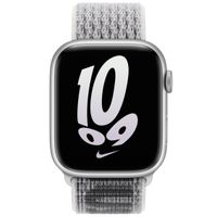Apple Nike Sport Loop Armband für das  Apple Watch Series 1 t/m 11 / SE / Ultra (44/45/46/49 mm) - White / Black