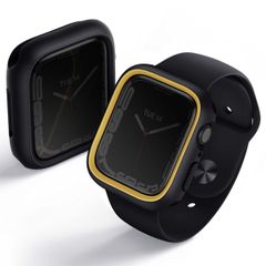 Uniq Moduo Apple Watch Hülle mit austauschbarem Rahmen für die Apple Watch 4-9 / SE - 40/41 mm - Midnight (Black/Mustard)