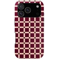 Selencia Vivid Rückabdeckung mit MagSafe Apple iPhone 18 Pro / 17 Pro - Check This Burgundy