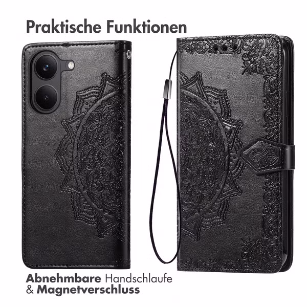 imoshion Mandala Klapphülle Xiaomi Poco X8 Pro - Schwarz