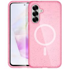 imoshion Glitzer Back Cover mit MagSafe Samsung Galaxy A36 - Glitzer Rosa