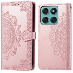 imoshion Mandala Klapphülle Motorola Moto G57 Power - Rosé gold