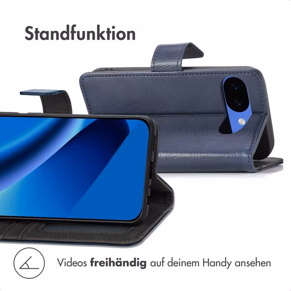 imoshion Luxuriöse Klapphülle Google Pixel 10a - Dunkelblau